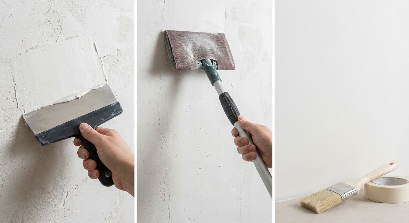 Grubo gletovanje zidova u Novom Sadu