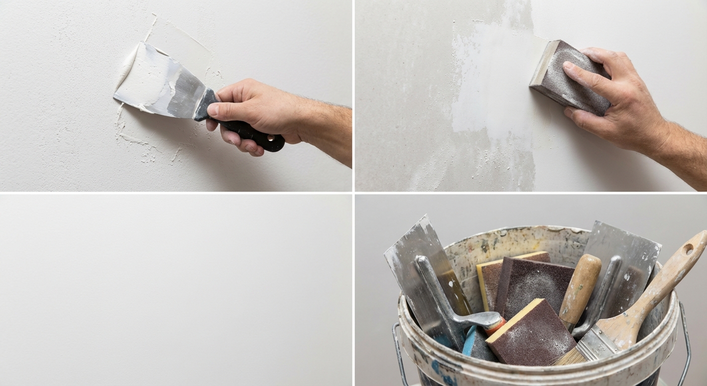 Brušenje između slojeva gletovanja u Novom Sadu