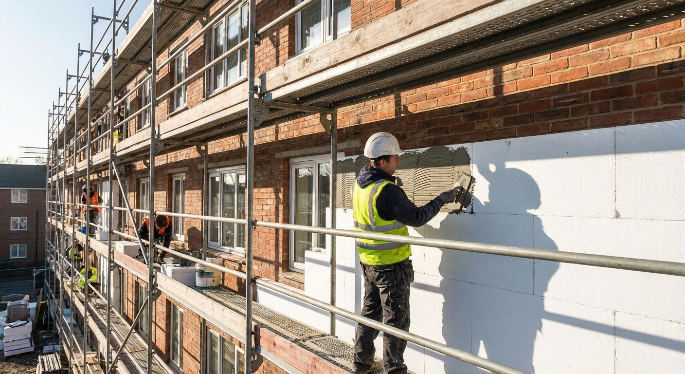 Lepljenje stiropora na fasadu u Novom Sadu - DEMIT sistem