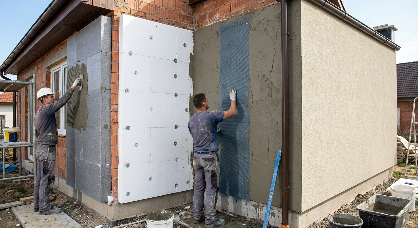 Fiksiranje stiropor tiplama