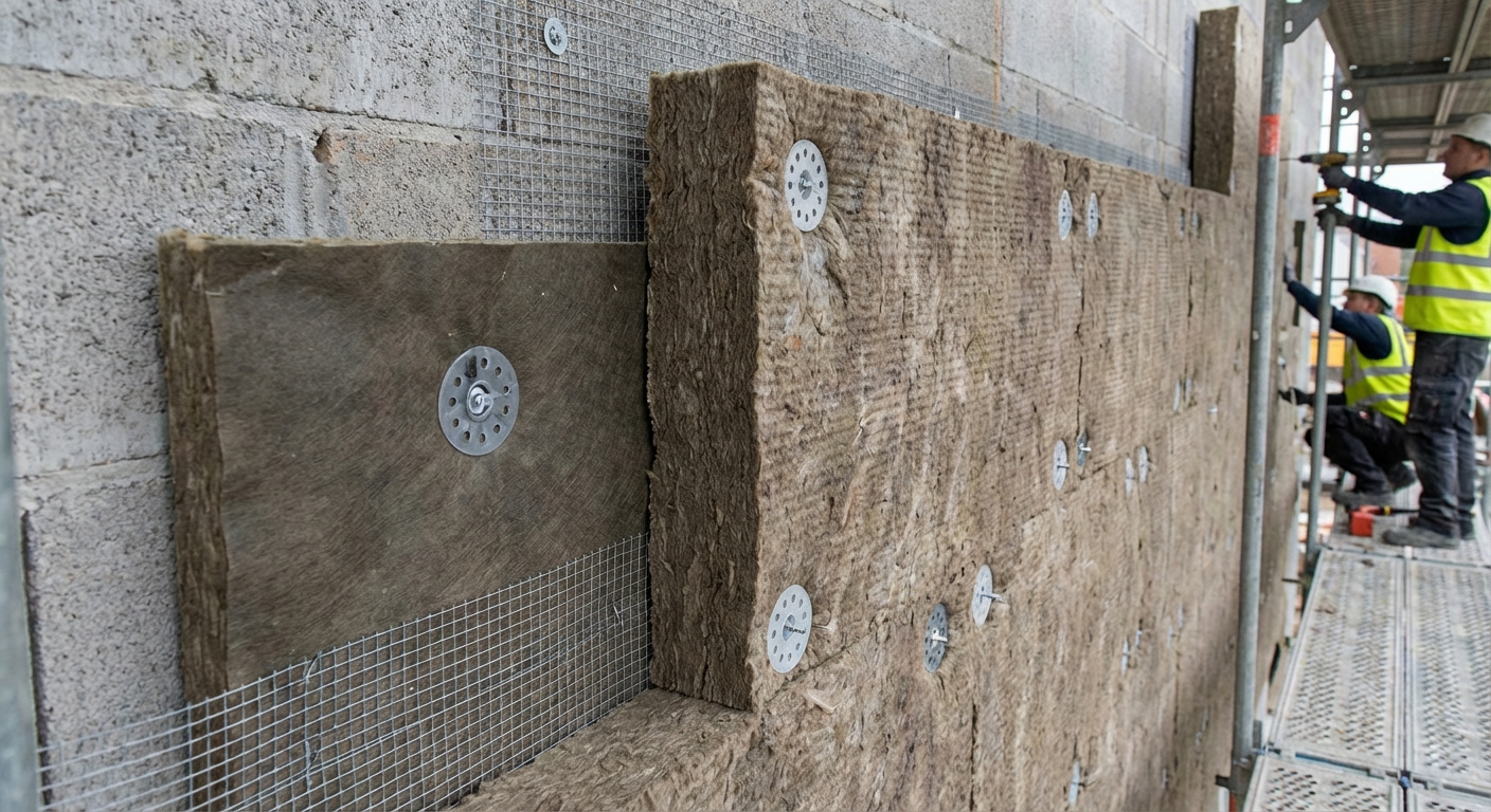 Armirna mrežica preko vune