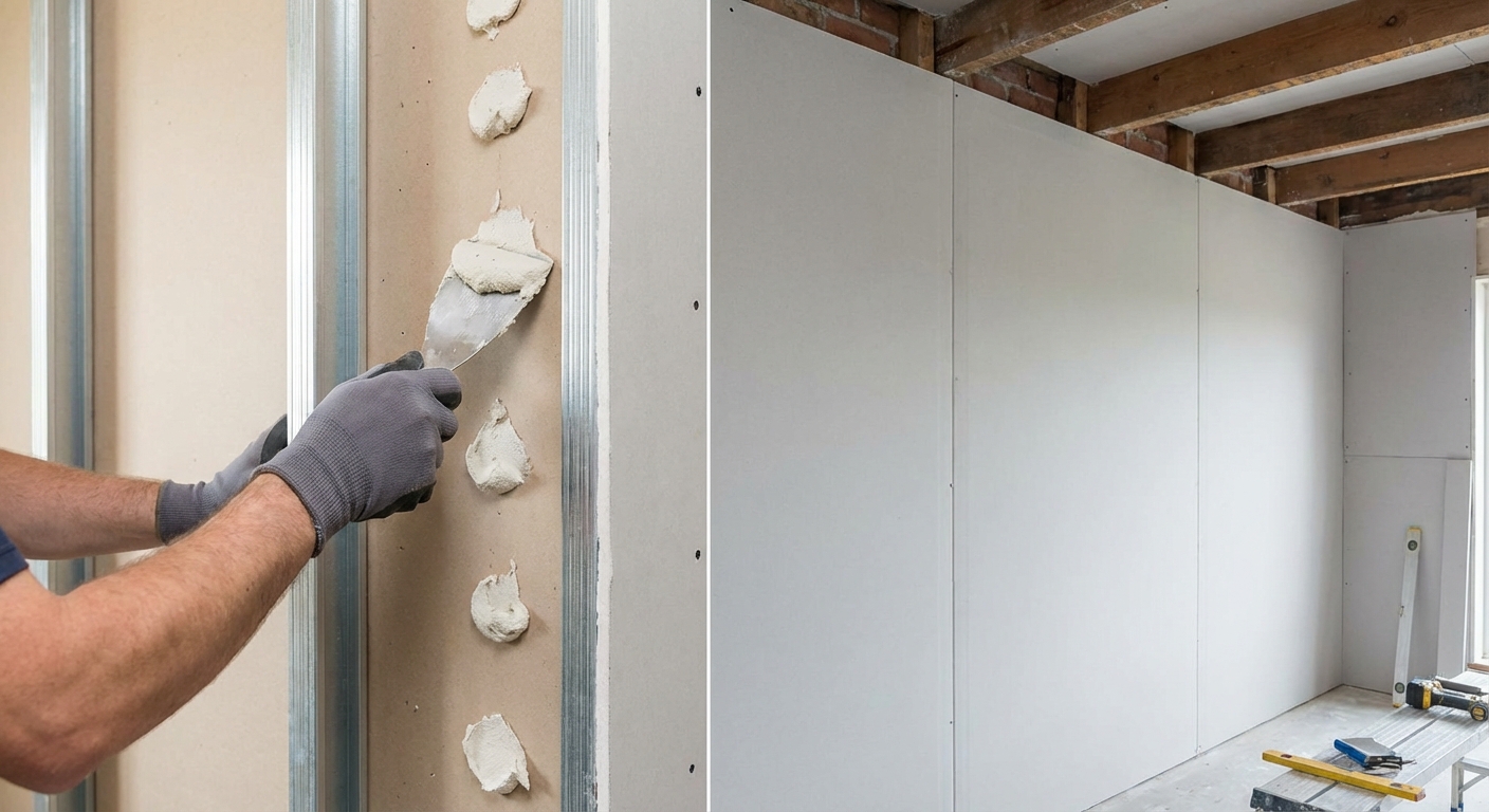 Oblaganje zida gips kartonom u Novom Sadu