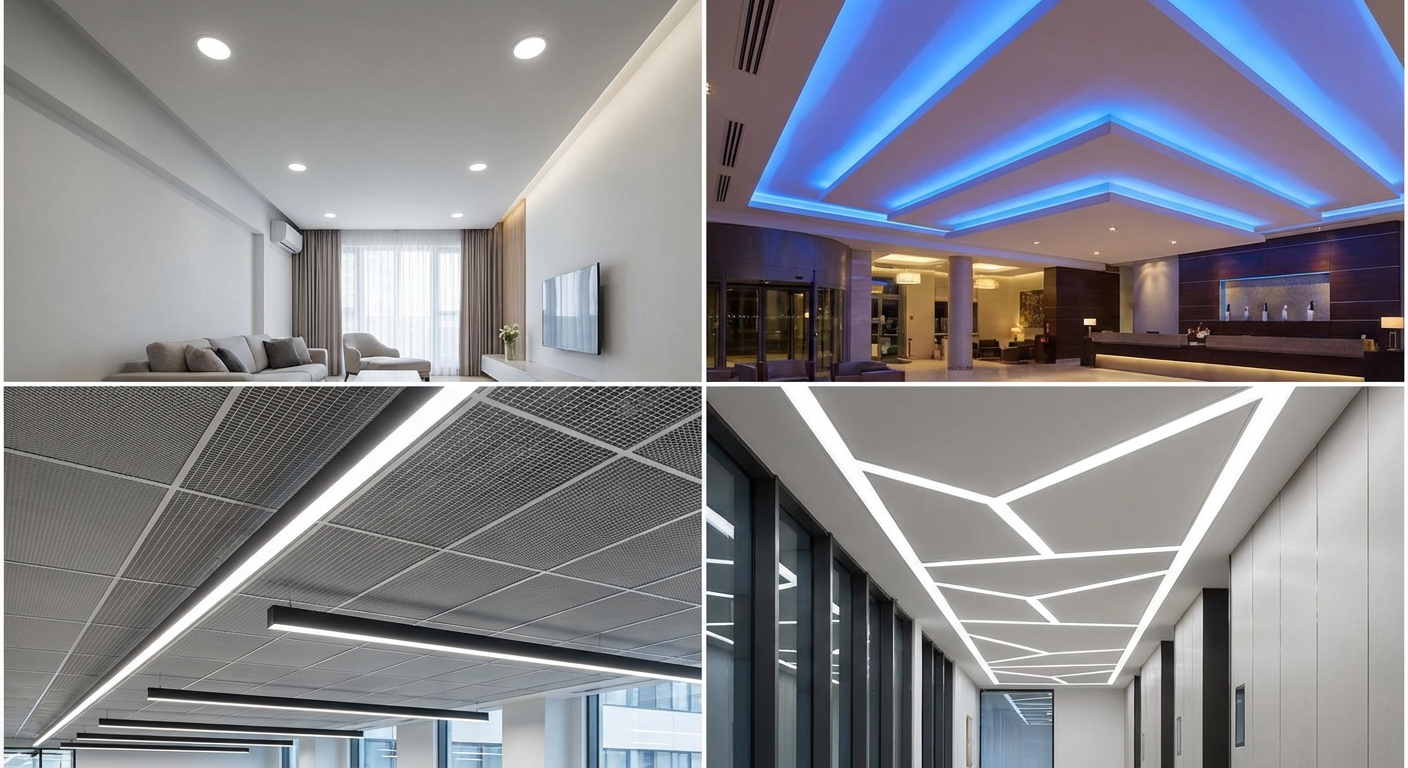 Plafon sa LED osvetljenjem