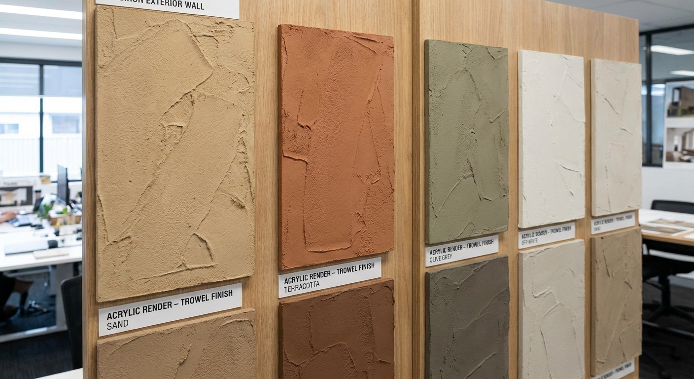 Različite boje fasadnih maltera